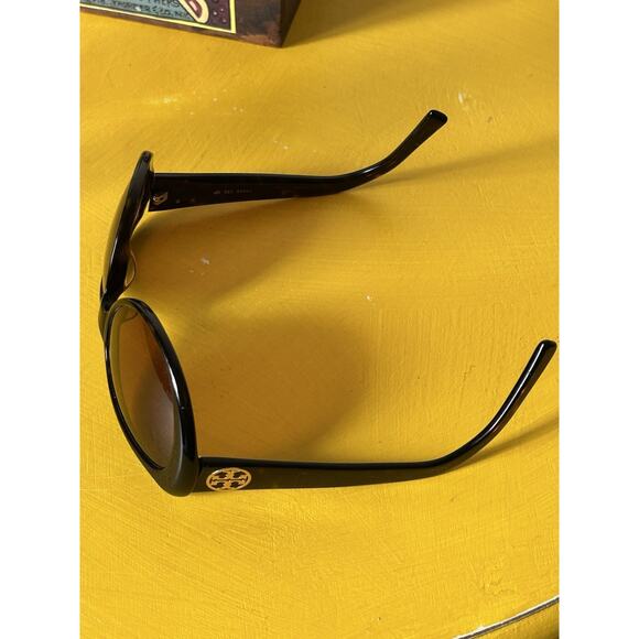 Tory Burch Womens Plastic Sunglasses Brown Designer - Picture 2 of 13